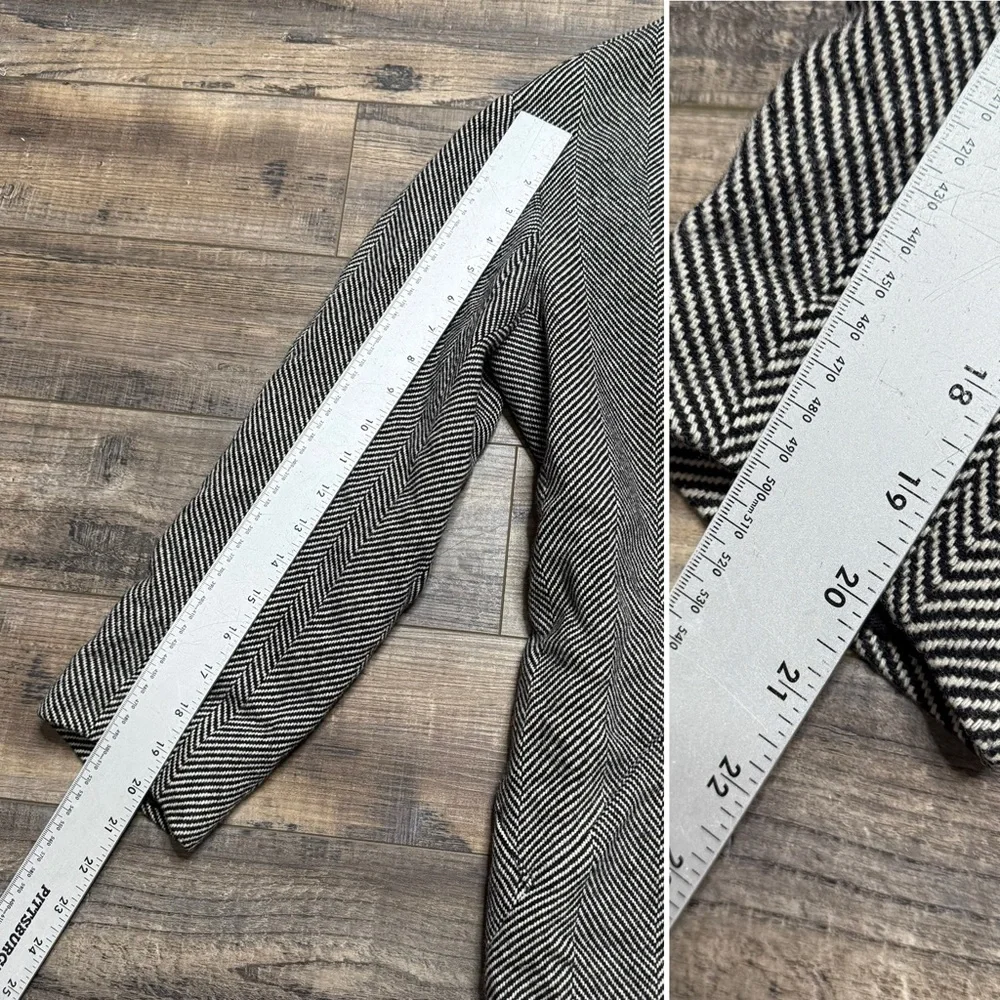 IRO Herringbone Wool Cashmere Blend Harringbone Jacket - Picture 10 of 11